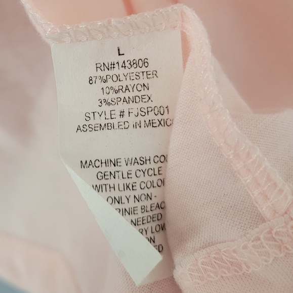 Rags & Couture light pink open front lighweight cardigan size L Large - Picture 4 of 4